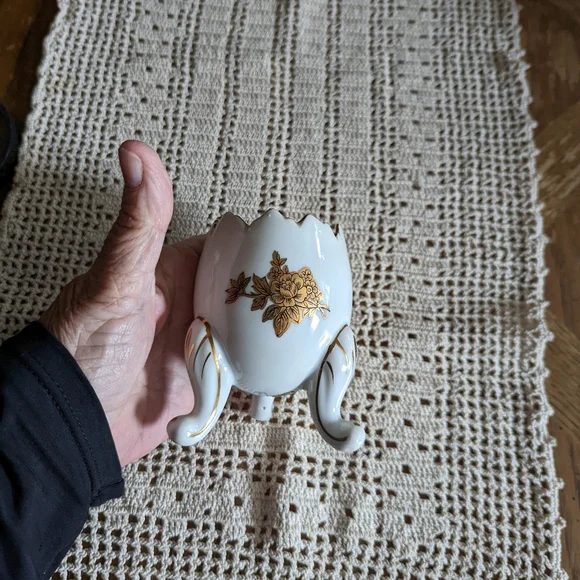 Other | Vintage Napco Ware C6838 Gold Trimmed Cracked Egg | Poshmark